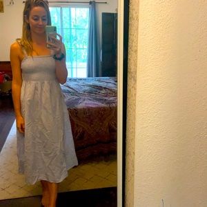 J Crew, flowy, comfortable, light-blue, classy, dress